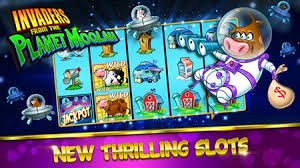 Colourful slot machine reels representing the slots section on ABC Casino